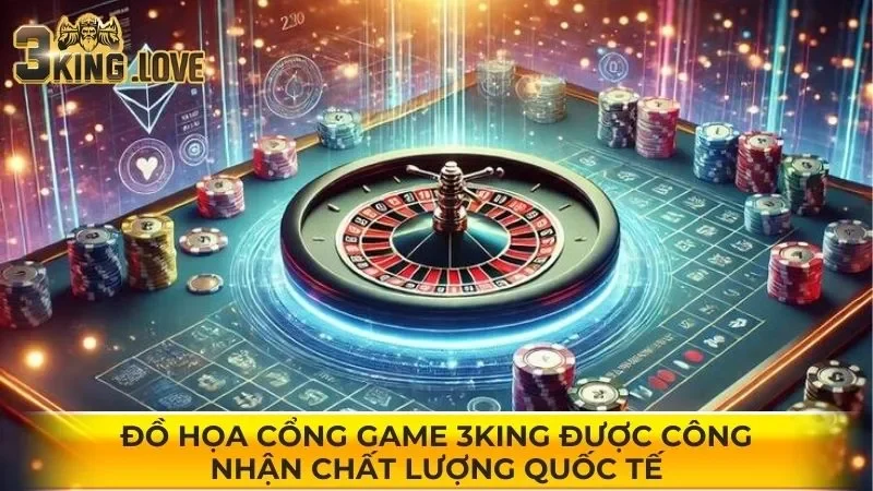 Đồ họa cổng game 3KING được công nhận chất lượng quốc tế