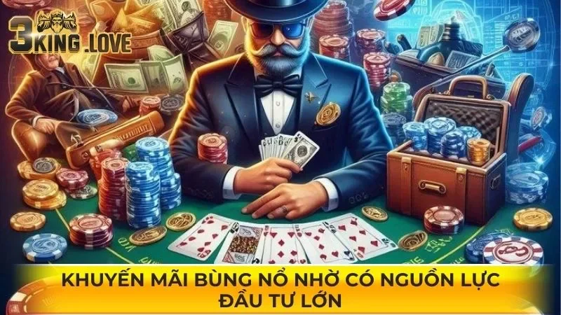 Khuyến mãi bùng nổ nhờ có nguồn lực đầu tư lớn
